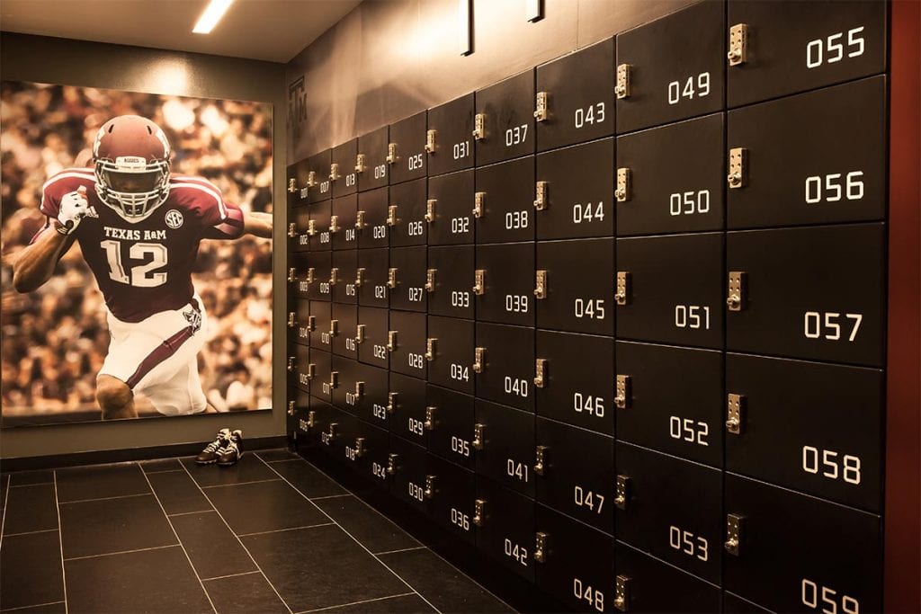 Texas A&M Football | Equipment Lockers