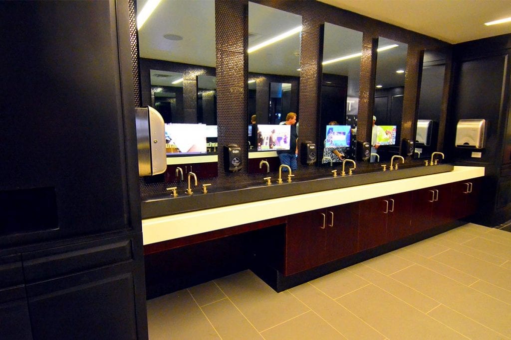 Custom Vanity | Grooming Station with sinks