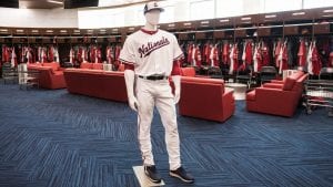 Washington Nationals spring training lockers