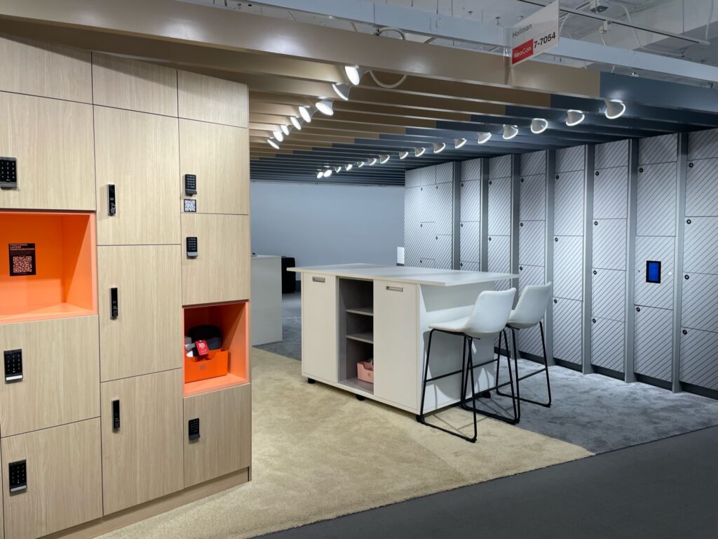Acoustic Locker collection set up