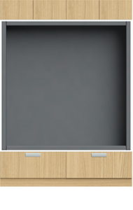 rendering of integrated seating shown at NeoCon