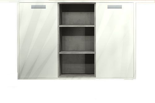 rendering of hollman credenza shown at NeoCon