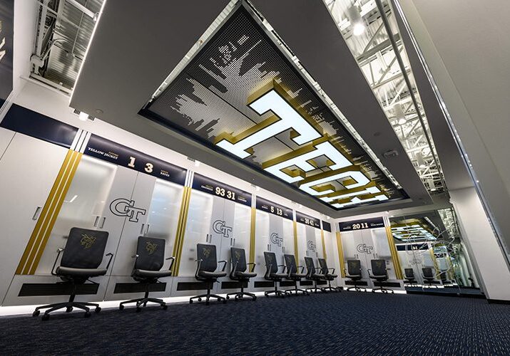 Georgia Tech basketball lockers