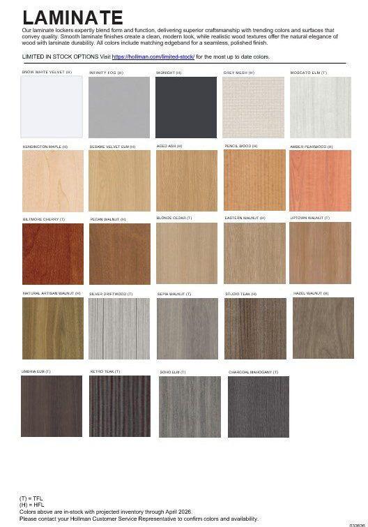 Laminate Limited In-Stock for Web - Apr 2026