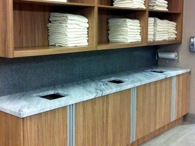 Medical Facility | Towel Drop & Storage